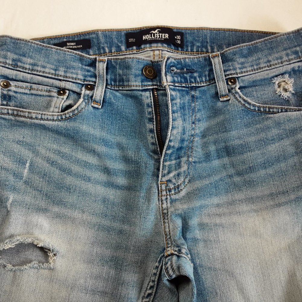 Hollister med wash jeans sz 30 x 30 skinny